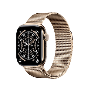 Apple Watch Series 11 42mm GPS + Cellular Titanio Oro Loop Milanese Oro